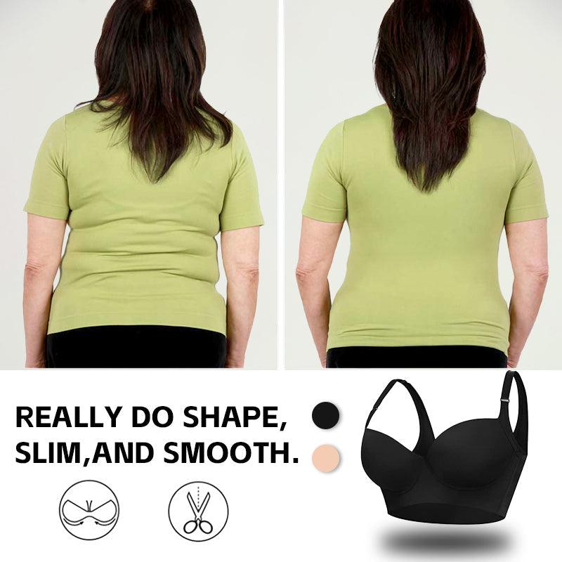 🥳2026 HOT SALE🥳💞30K+ SOLD!🔥Full-Coverage Deep Cup Bra 👙✨ – Smooths Back & Sides, High-Back Support, 5D Seamed Lift, Breathable Stretch, U-Shape Panel – Ultimate Shapewear Comfort