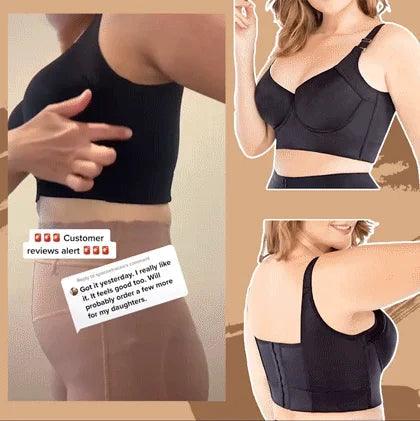 🥳2026 HOT SALE🥳💞30K+ SOLD!🔥Full-Coverage Deep Cup Bra 👙✨ – Smooths Back & Sides, High-Back Support, 5D Seamed Lift, Breathable Stretch, U-Shape Panel – Ultimate Shapewear Comfort