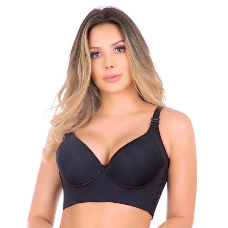 🥳2026 HOT SALE🥳💞30K+ SOLD!🔥Full-Coverage Deep Cup Bra 👙✨ – Smooths Back & Sides, High-Back Support, 5D Seamed Lift, Breathable Stretch, U-Shape Panel – Ultimate Shapewear Comfort