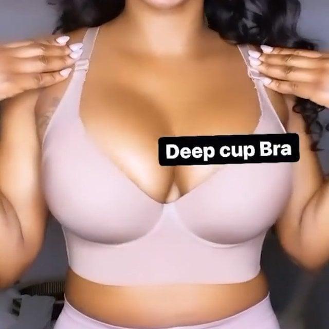 🥳2026 HOT SALE🥳💞30K+ SOLD!🔥Full-Coverage Deep Cup Bra 👙✨ – Smooths Back & Sides, High-Back Support, 5D Seamed Lift, Breathable Stretch, U-Shape Panel – Ultimate Shapewear Comfort