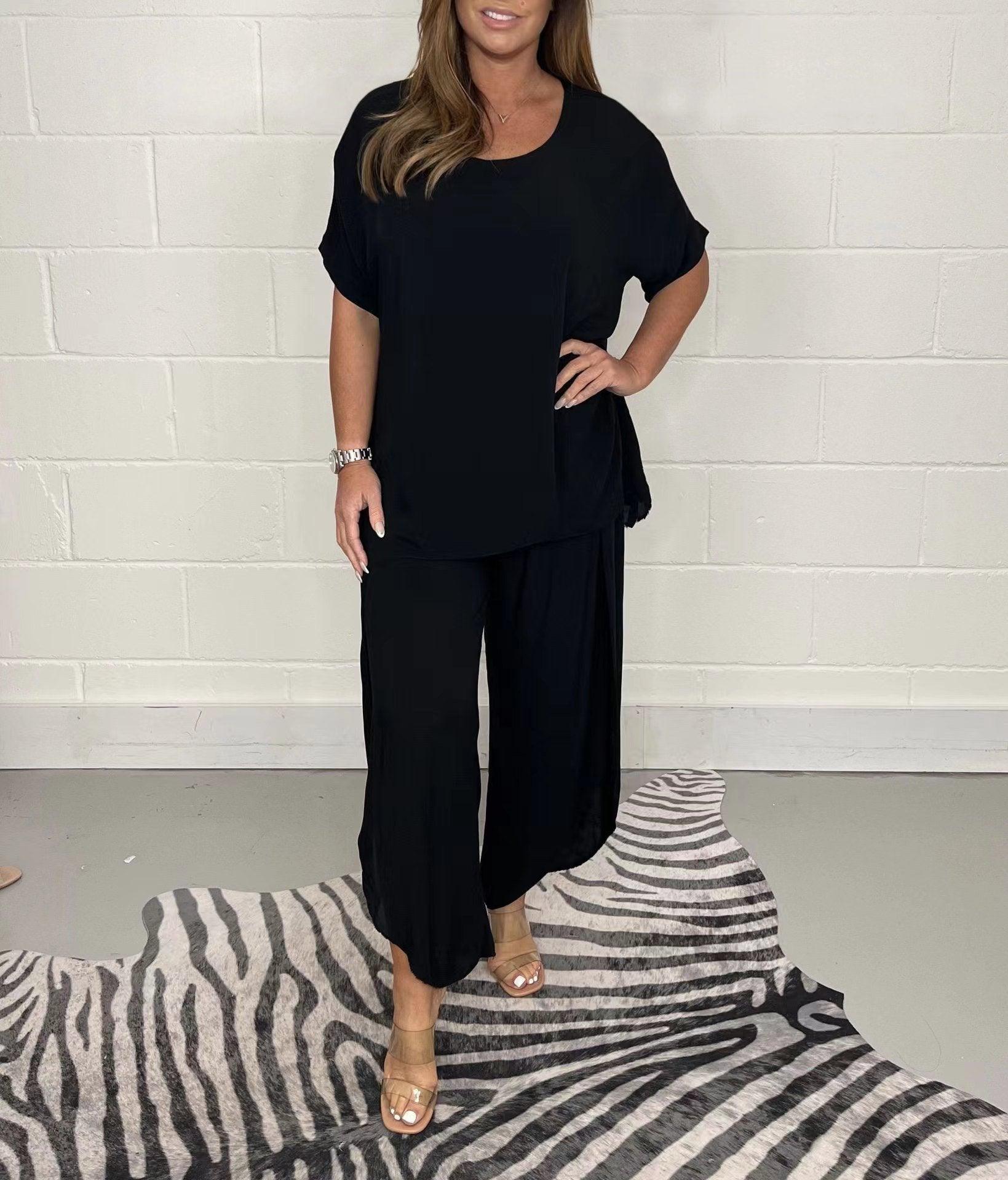 Hot Sale 50% OFF💖Floaty 2 Piece Sleeved Trouser Set