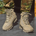 Men's Waterproof Outdoor Anti-Puncture Work Combat Boots (Durability Upgrade)