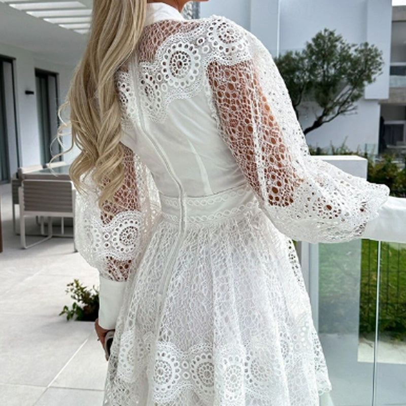 💖LAST DAY SALE 50% OFF💖Women's Sexy Lace Long Sleeve Dresses