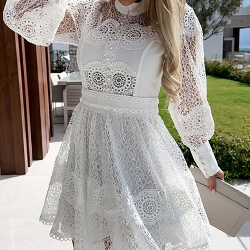 💖LAST DAY SALE 50% OFF💖Women's Sexy Lace Long Sleeve Dresses