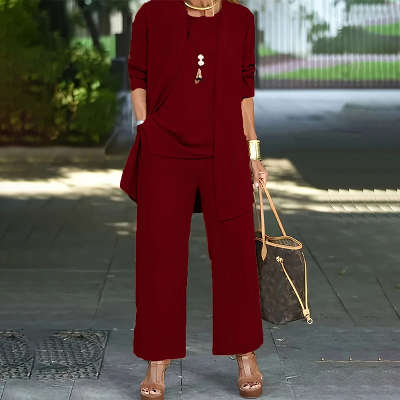 ✨Elegant Women's Relaxed Fit 3-Piece Set