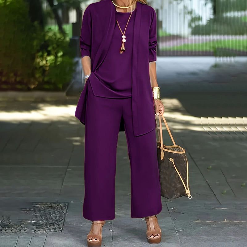 ✨Elegant Women's Relaxed Fit 3-Piece Set